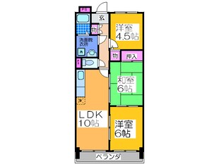 エスポワール参番館の物件間取画像